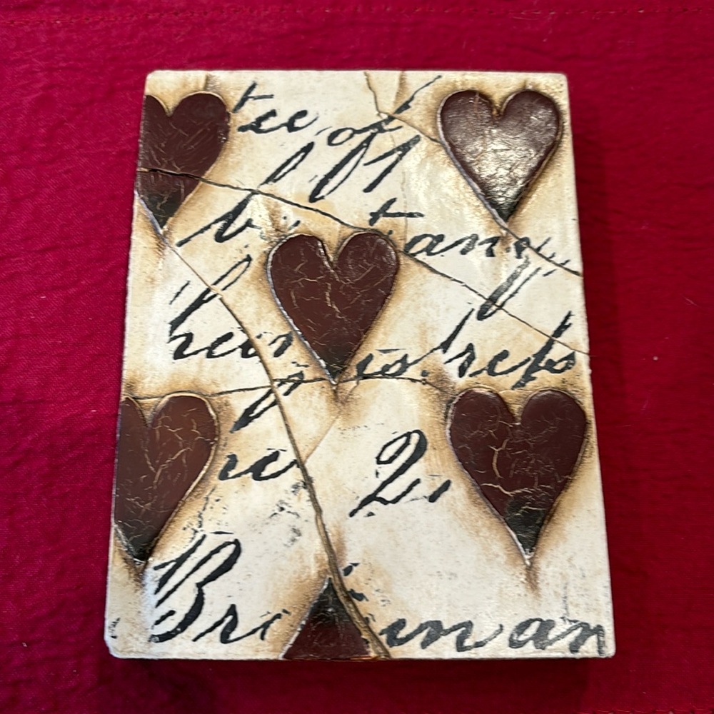 SID DICKENS Memory Block 01 Floating Hearts and Script